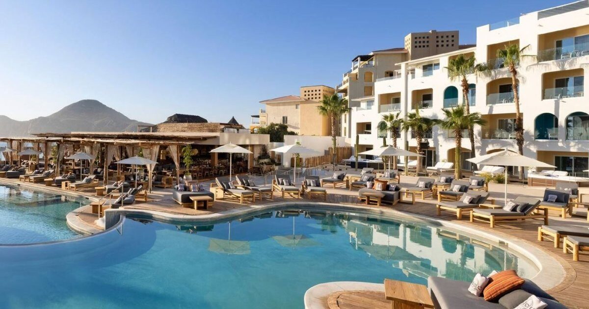 The pool at ME Cabo Adults Only by Meliá in Cabo San Lucas, Mexico