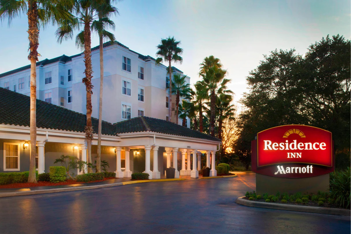 Entrance at Residence Inn Lake Buena Vista