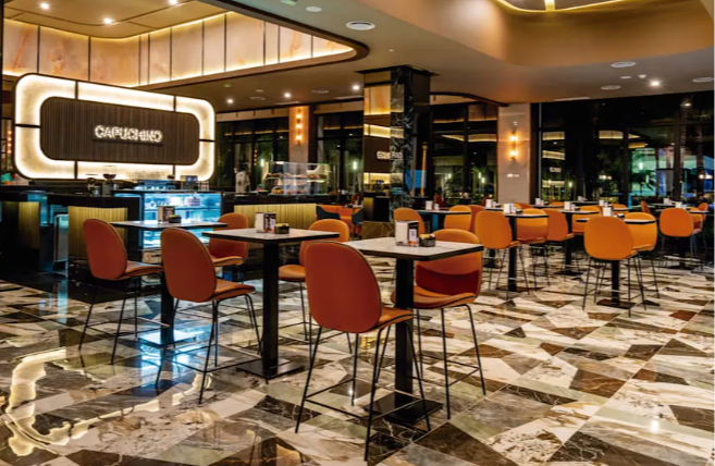 Riu Palace Kukulkan Zone Hôtelière de Cancun au Mexique Boulevard Kukulkan café bar 