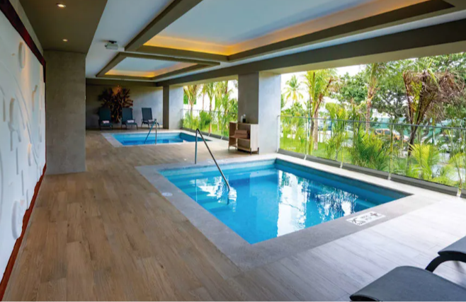 Riu Palace Kukulkan Zone Hôtelière de Cancun au Mexique Boulevard Kukulkan piscine du spa