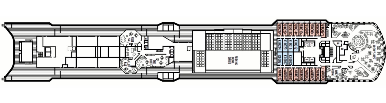 ms Noordam deck 10 Observation