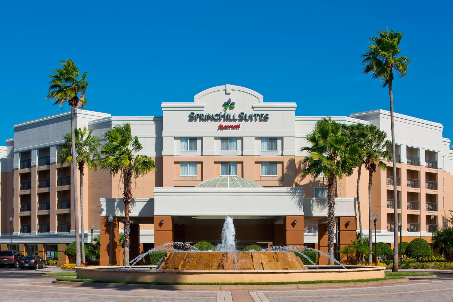 Entrance at SpringHill Suites Orlando Lake Buena Vista in the Marriott Village