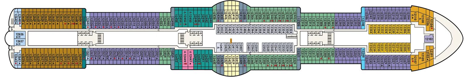 Star Princess deck 12