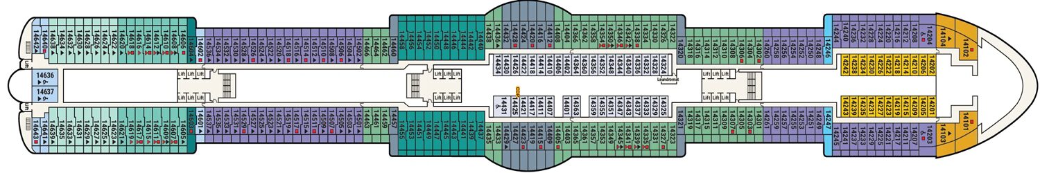 Star Princess deck 14