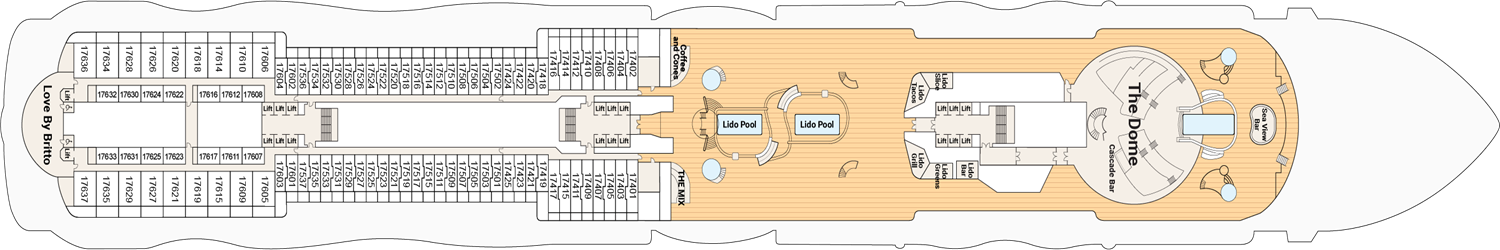 Sun Princess deck 17