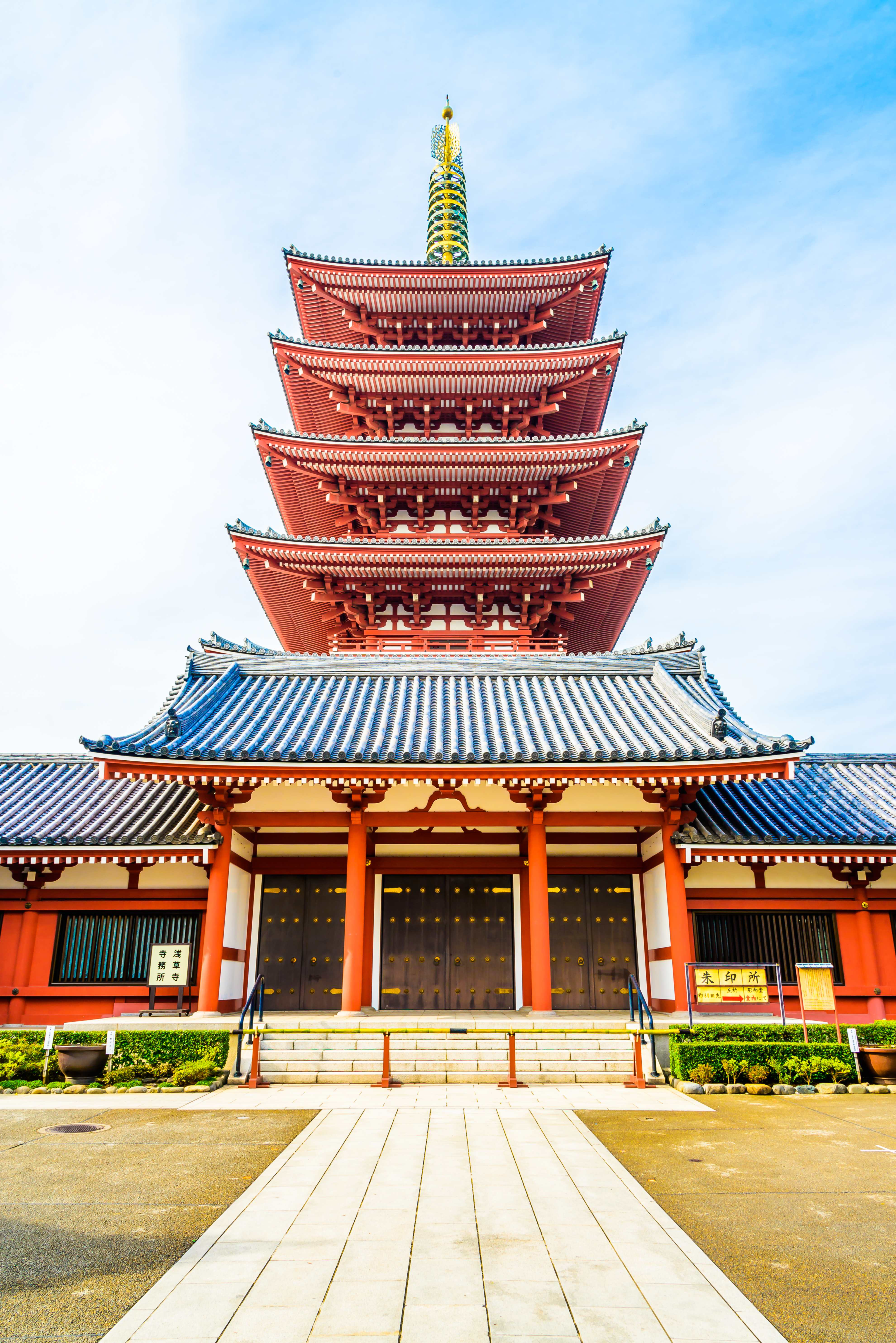 Vu du temple Senso-ji