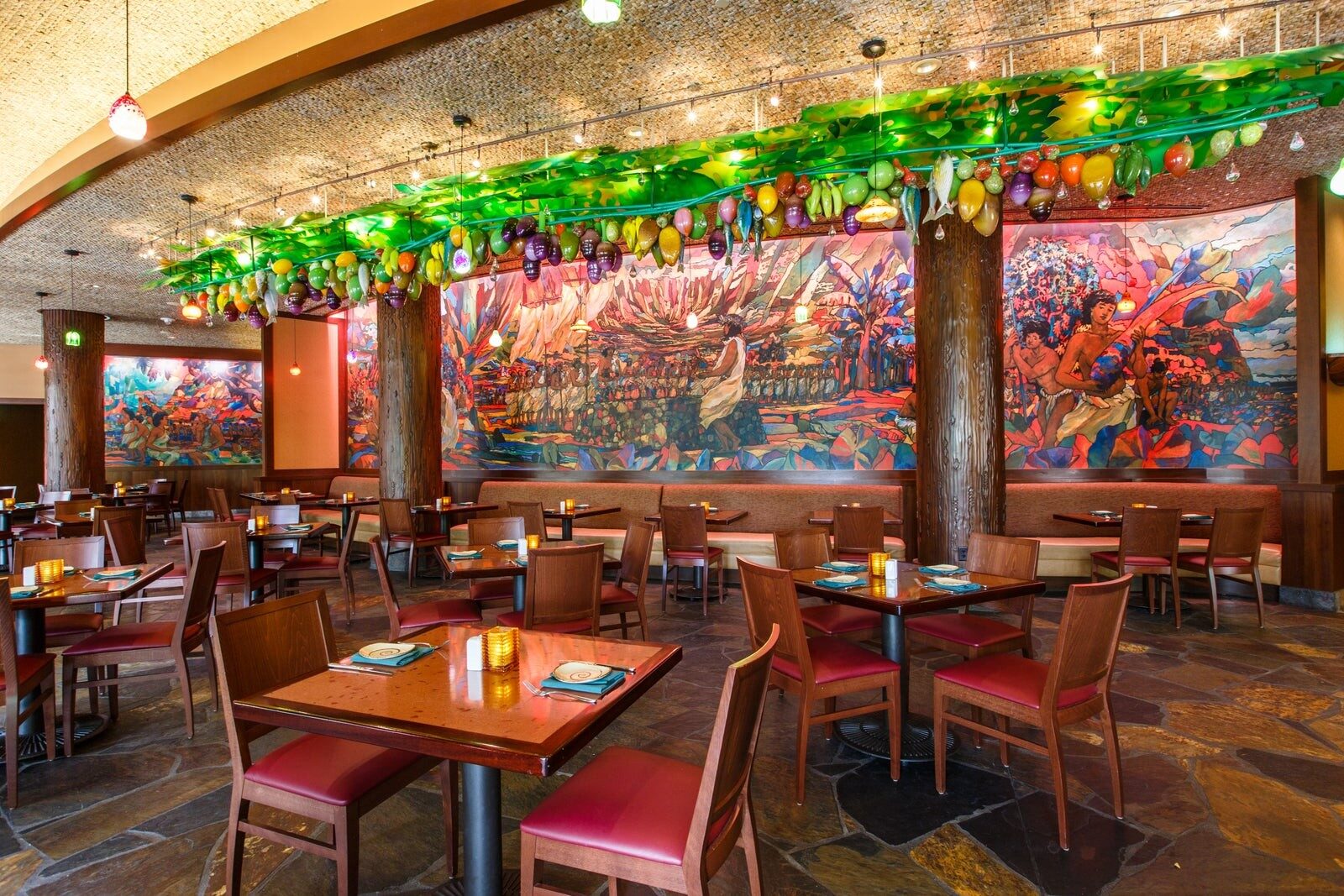 The Makahiki restaurant at Aulani, A Disney Resort & Spa, Ko Olina on the island of Oahu