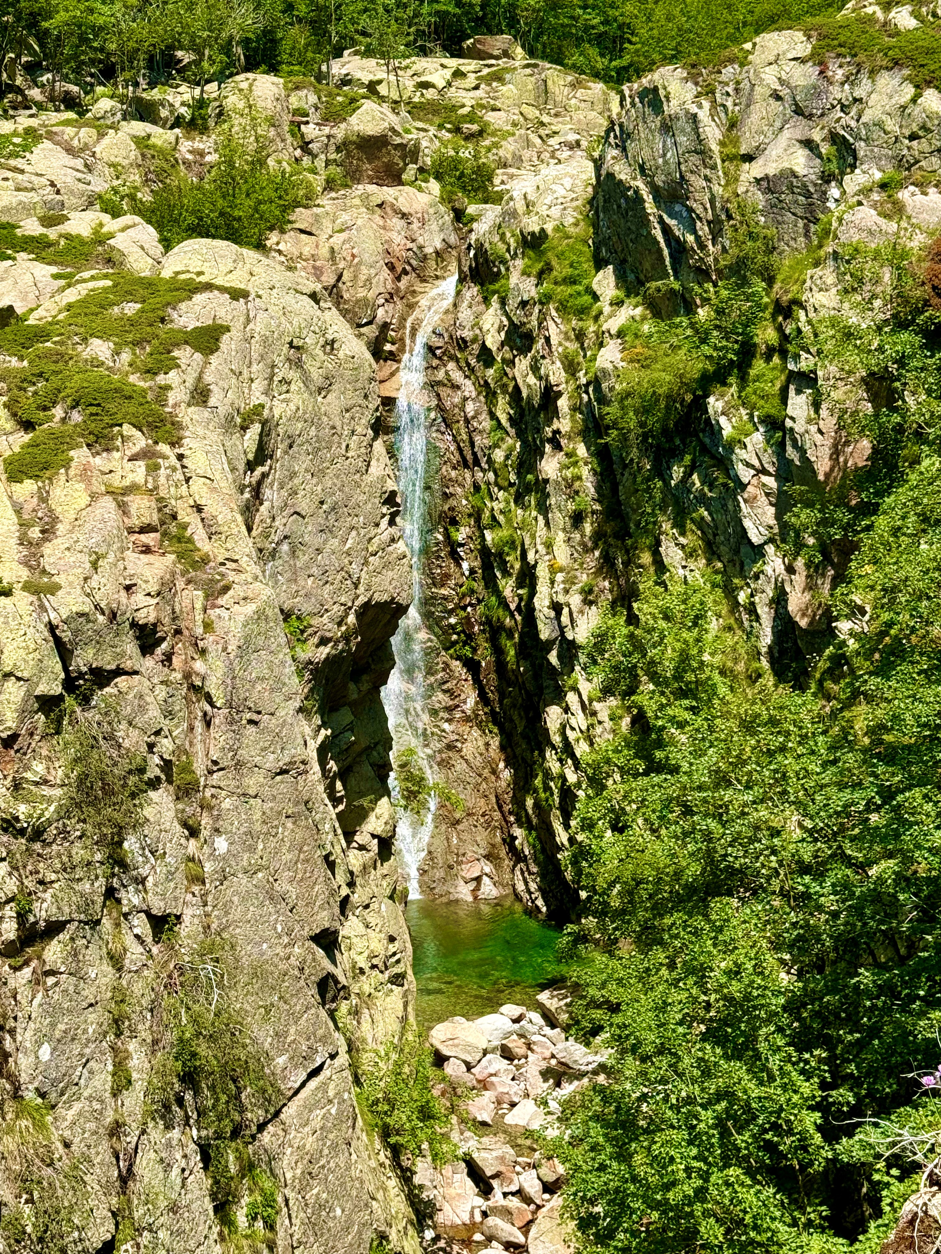 Cascade naturelle du GR20