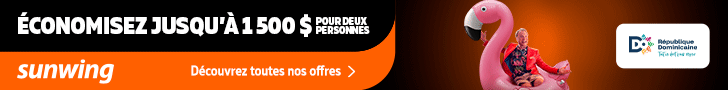 Promotions Vacances Sunwing Le Vendredi Fou est devancé avec Voyages Aqua Terra