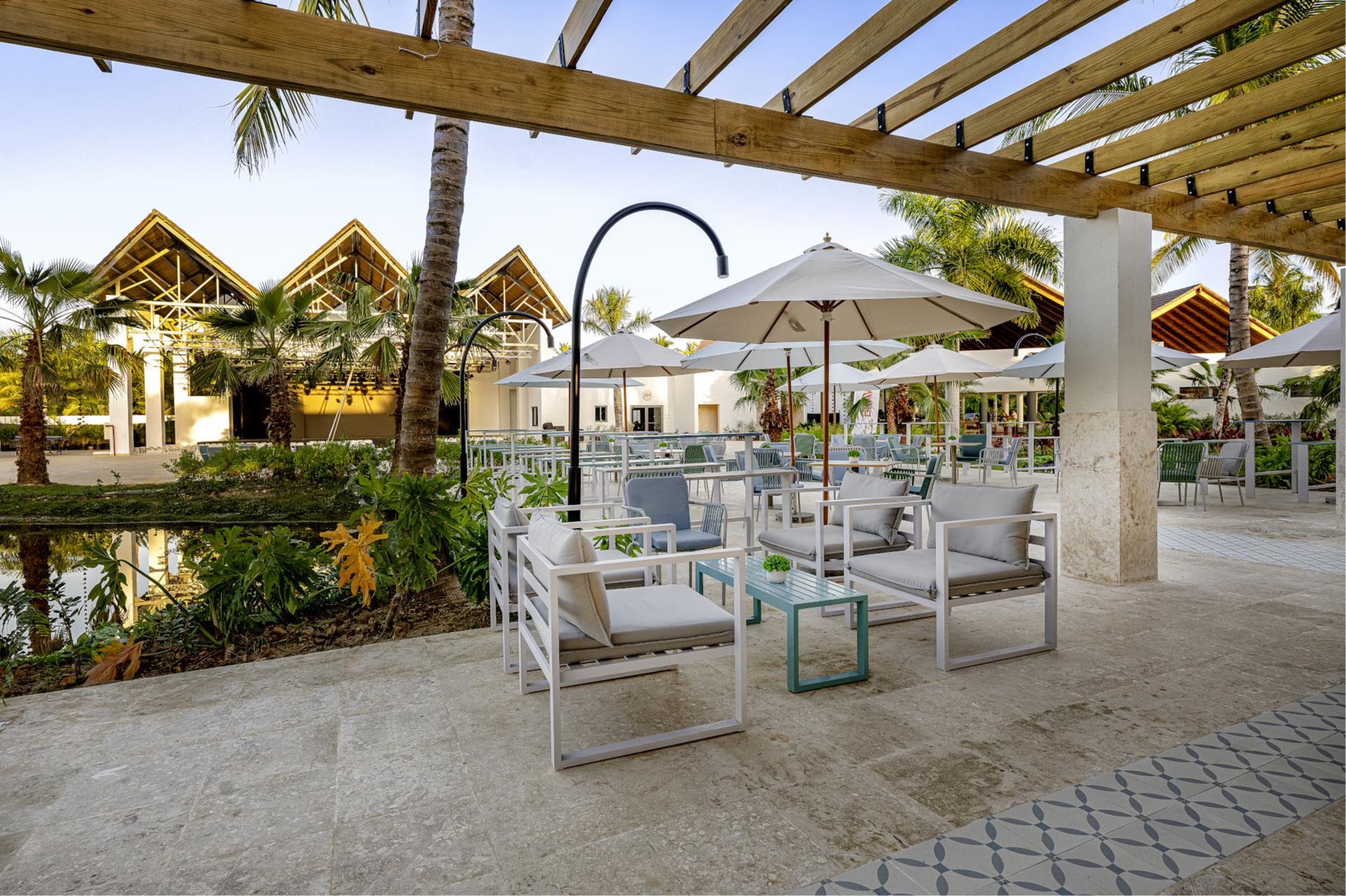 External eating room at Viva Miches by Wyndham, Punta Cana with Aquaterra Travels External eating room at Viva Miches by Wyndham, Punta Cana with Aquaterra Travels