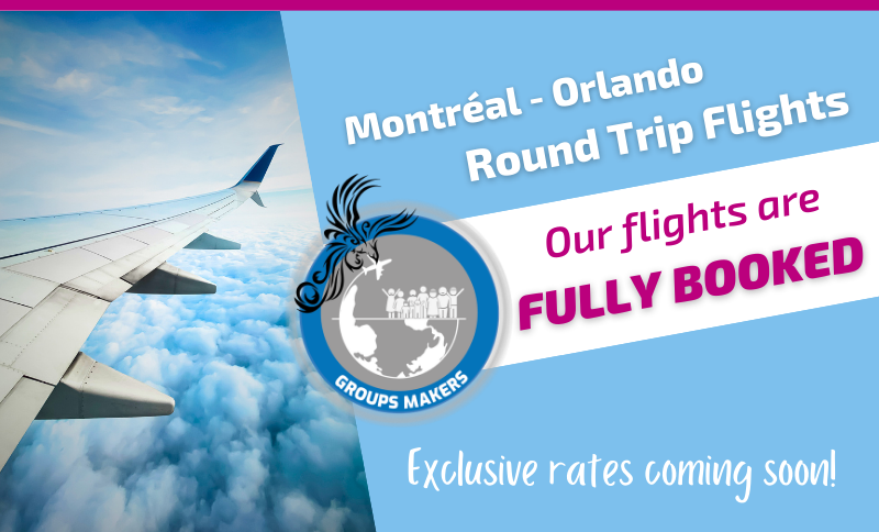Exclusive rate Voyages Aqua Terra round-trip flight Montreal Orlando Exclusive rate Voyages Aqua Terra round-trip flight Montreal Orlando