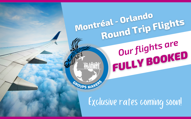 Exclusive rate Voyages Aqua Terra round-trip flight Montreal Orlando Exclusive rate Voyages Aqua Terra round-trip flight Montreal Orlando